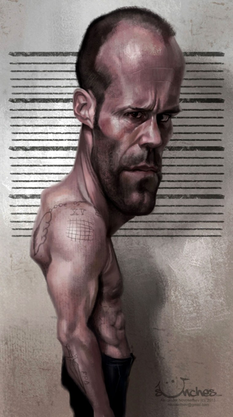 Джейсон Стэтхэм рисунок