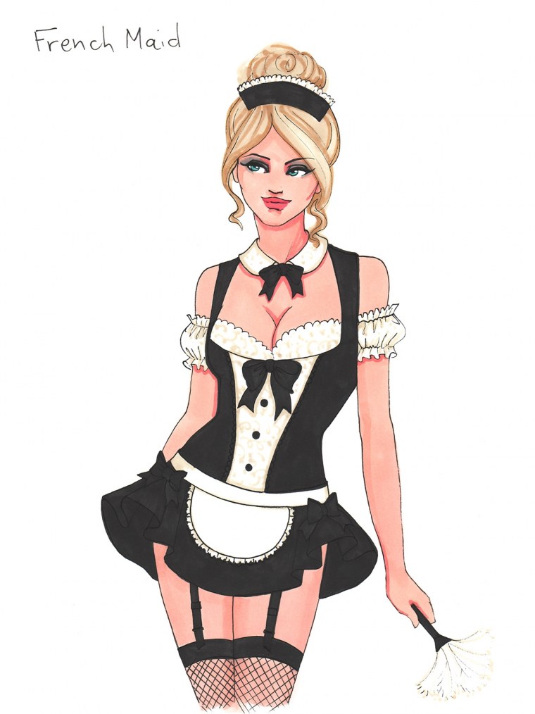 Горничные мультяшные