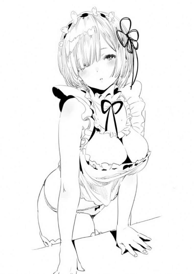 Горничная эскиз