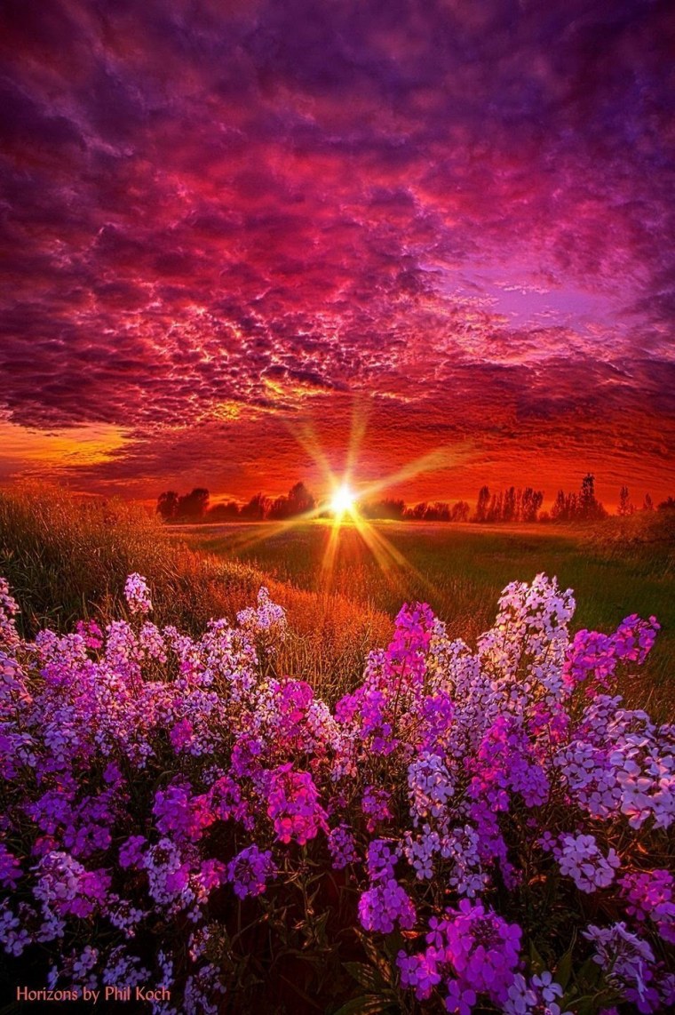 Рассвет на море