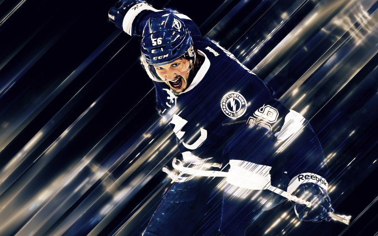 Hockey Player Tampa Art Nikita Kucherov