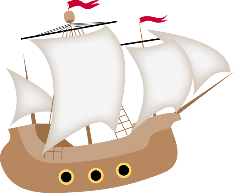 Корабль мультяшный