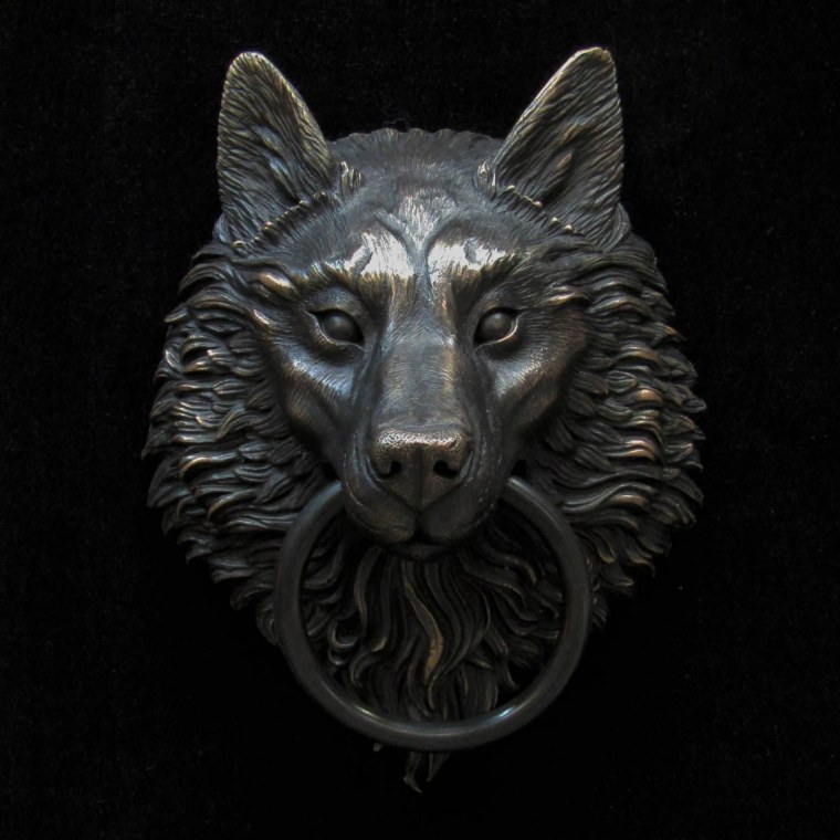 Аэрография волка на авто