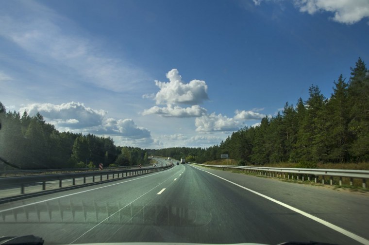 Трасса вечер