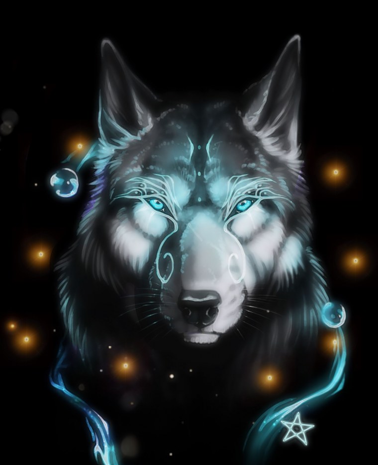 Волк в одежде на аву