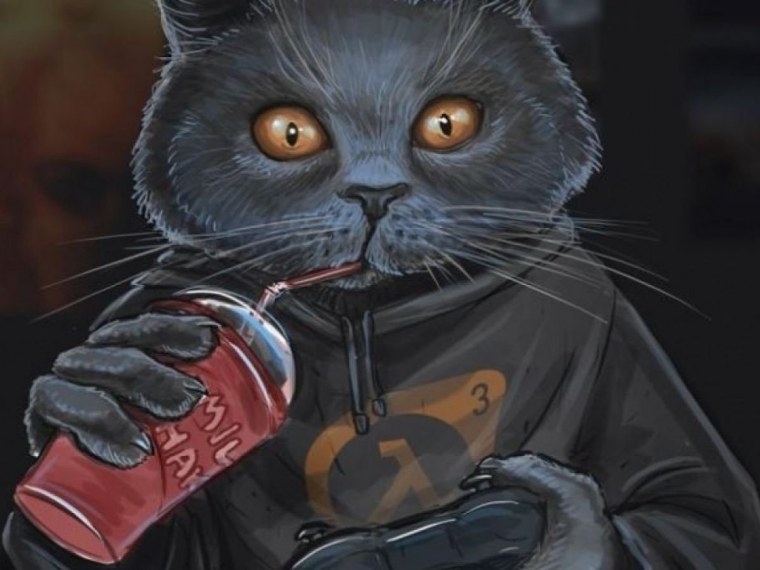 Дерзкие коты арт