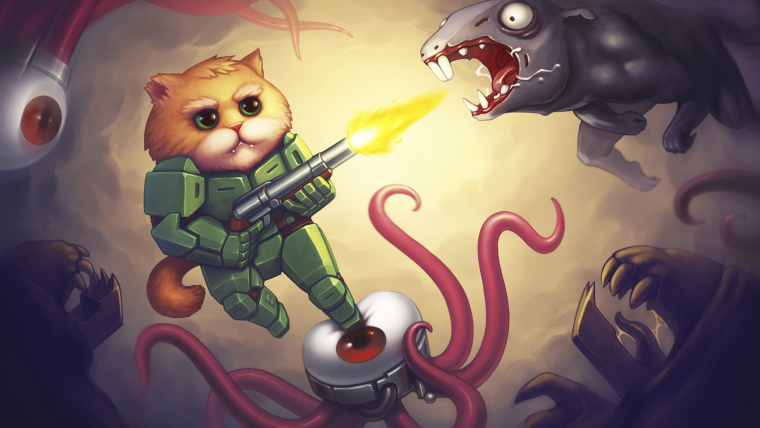 Коты против зомби