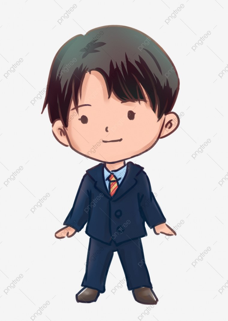 Мультяшный мальчик в джинсах