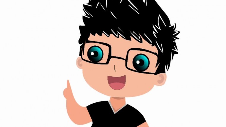 Мальчик в очках рисунок