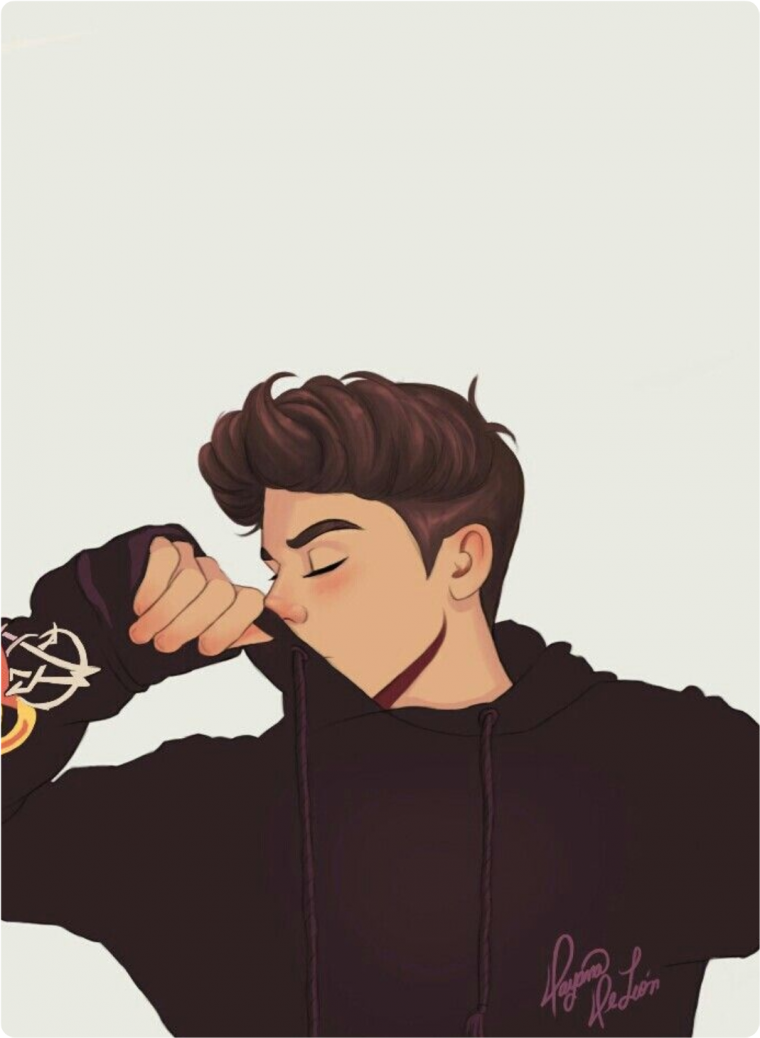 Мальчик арт мультяшный