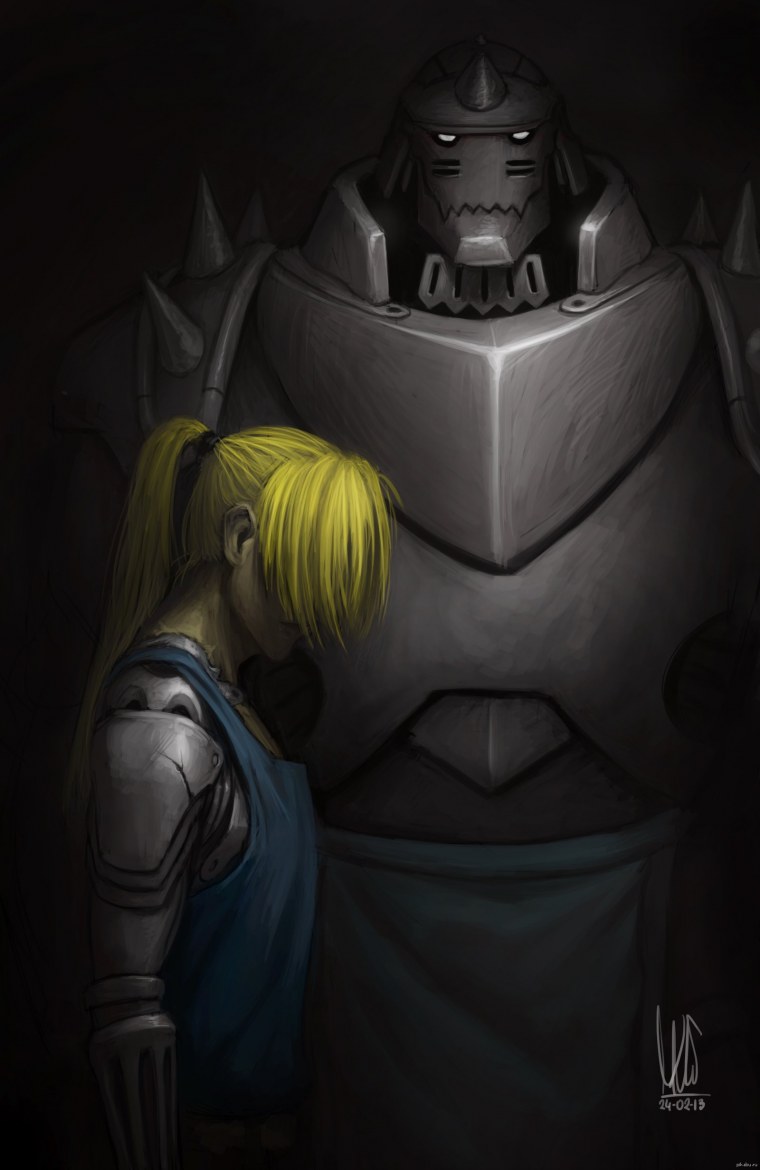 Аниме стальной алхимик Альфонс Элрик