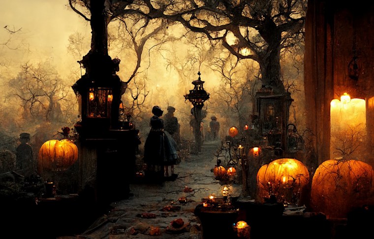 Хэллоуин атмосфера