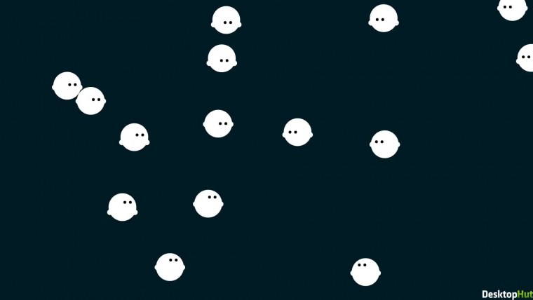 Приведение на черном фоне