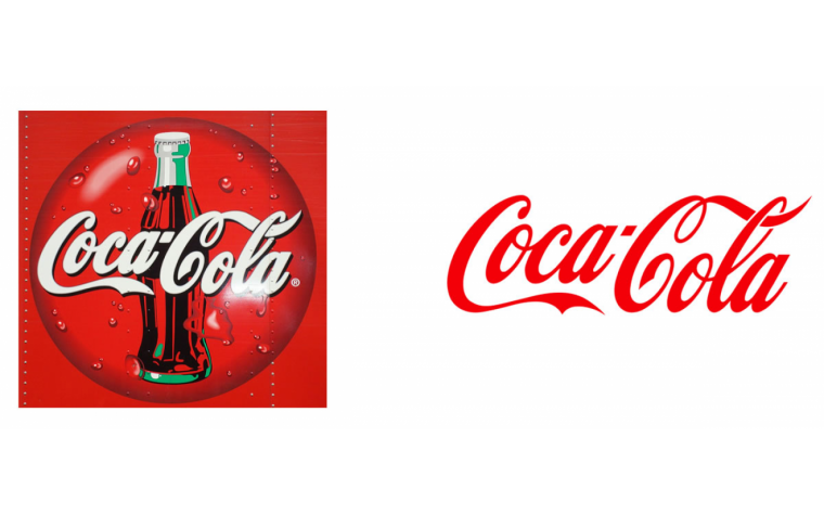 Кока кола значок