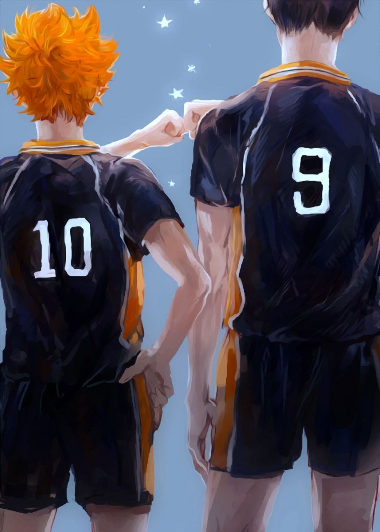 Асахи и Танака волейбол