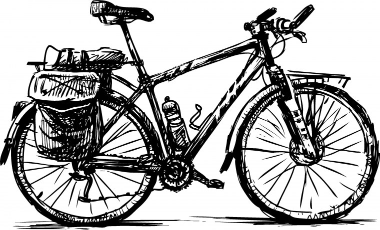Зарисовка велосипеда