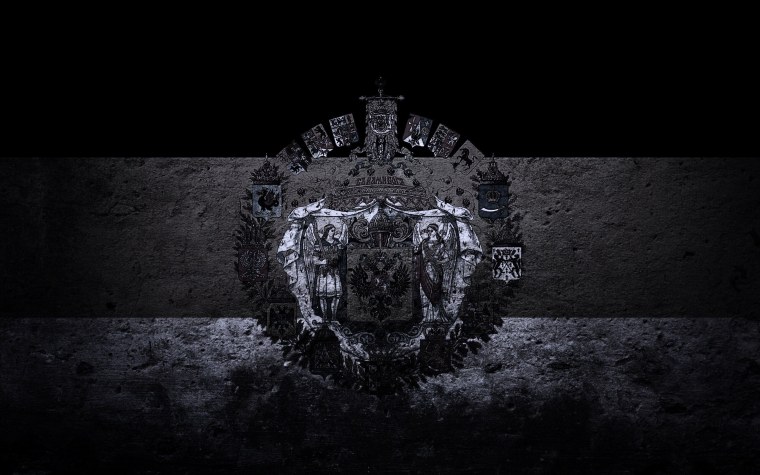 Герб на черном фоне