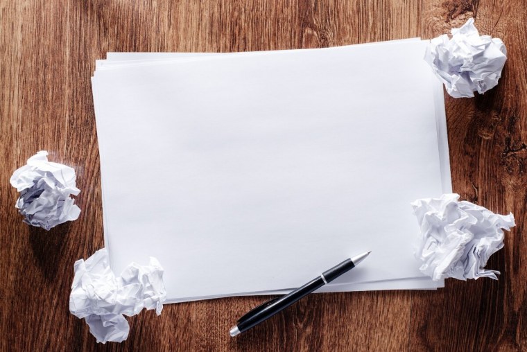 Чистый бумажный лист