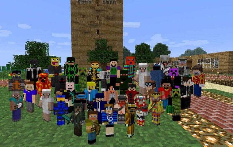 Игроки из МАЙНКРАФТА