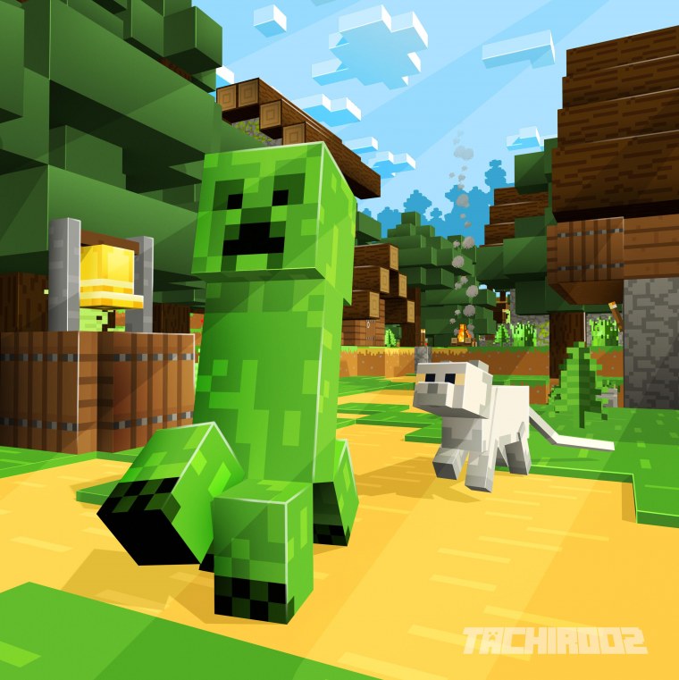 КРИПЕР бежит