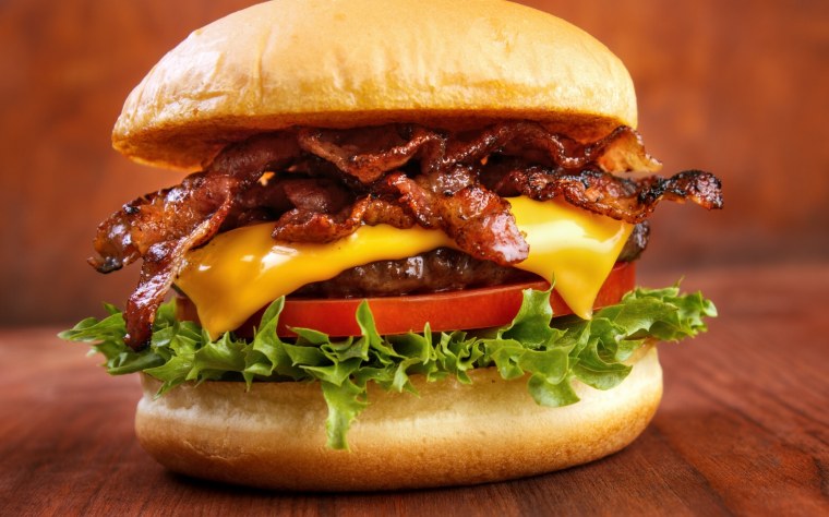 Сочный гамбургер