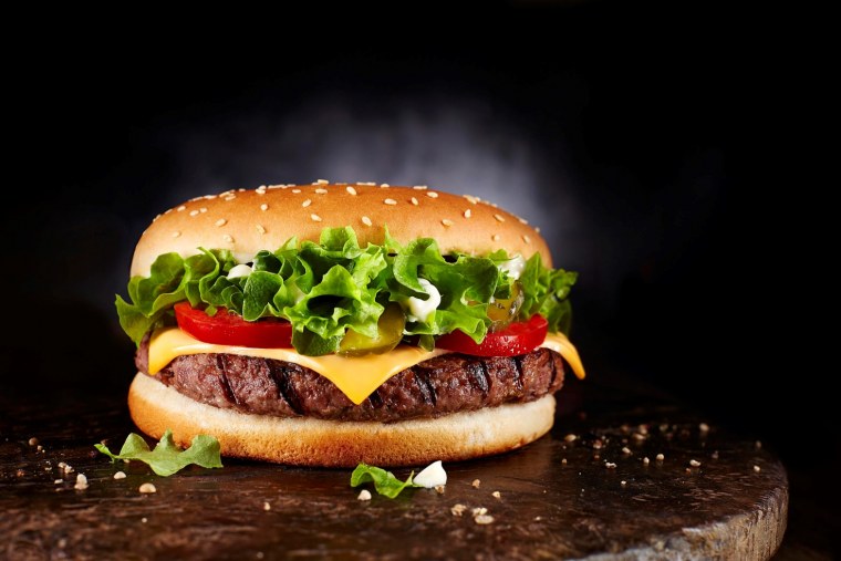 Красивый гамбургер