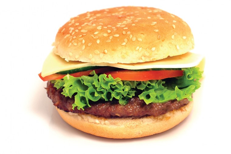 Красивый бургер