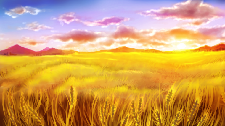 Аниме пейзаж