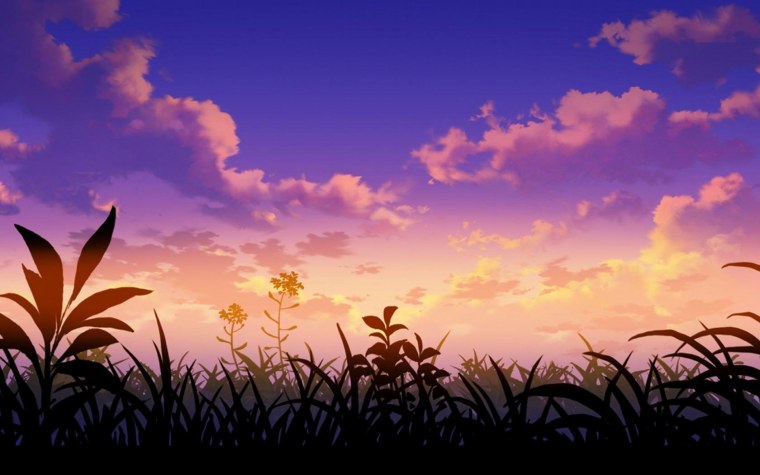 Аниме трава