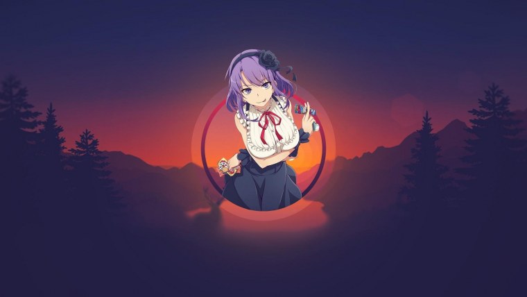 Аниме в круге обои