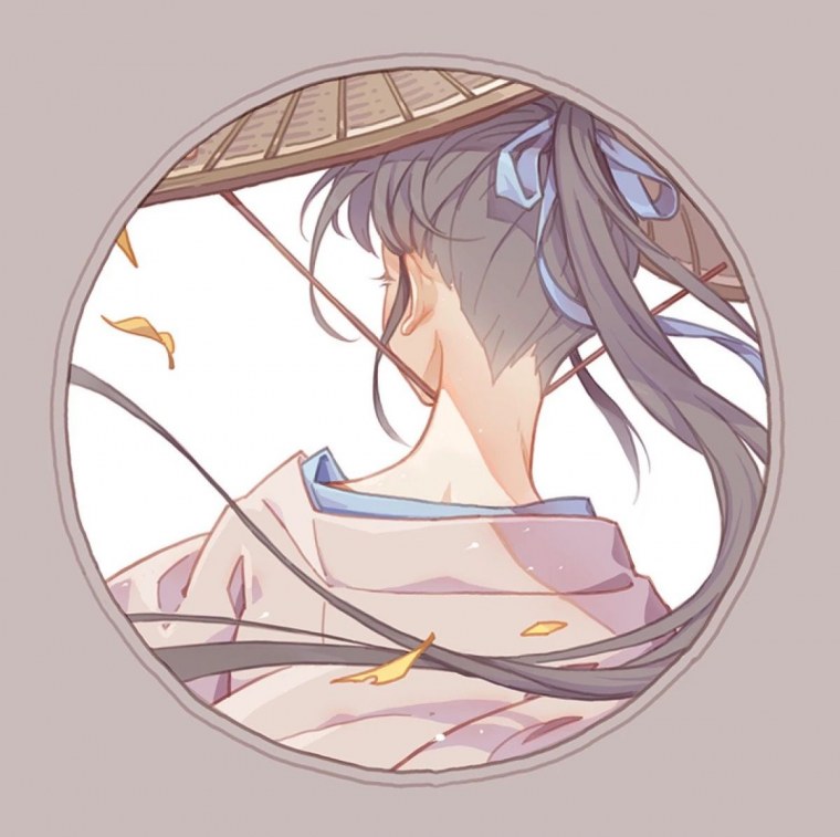 Круглые аниме арты