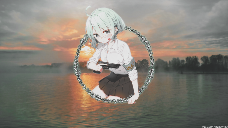 Аниме девочки обработанные