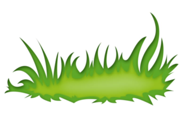 Трава с цветами вектор