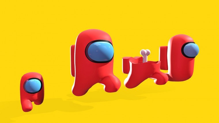 Among us на прозрачном фоне