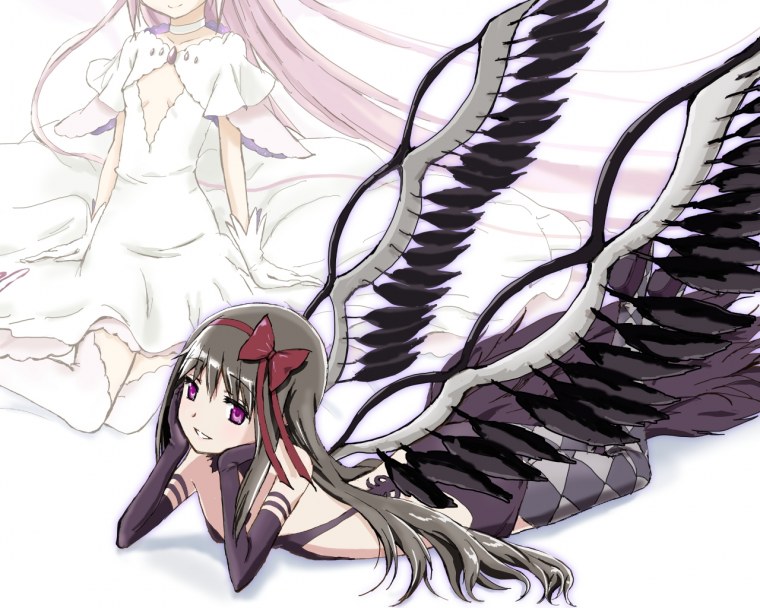 Акеми Хомура и Мадока