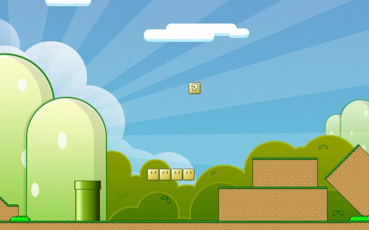 Super Mario Bros фон