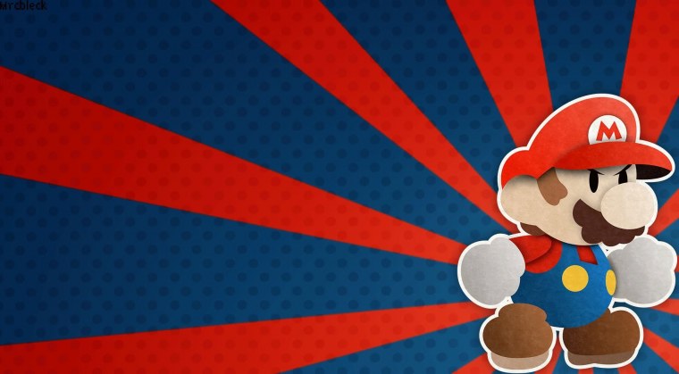 Обои в стиле Марио