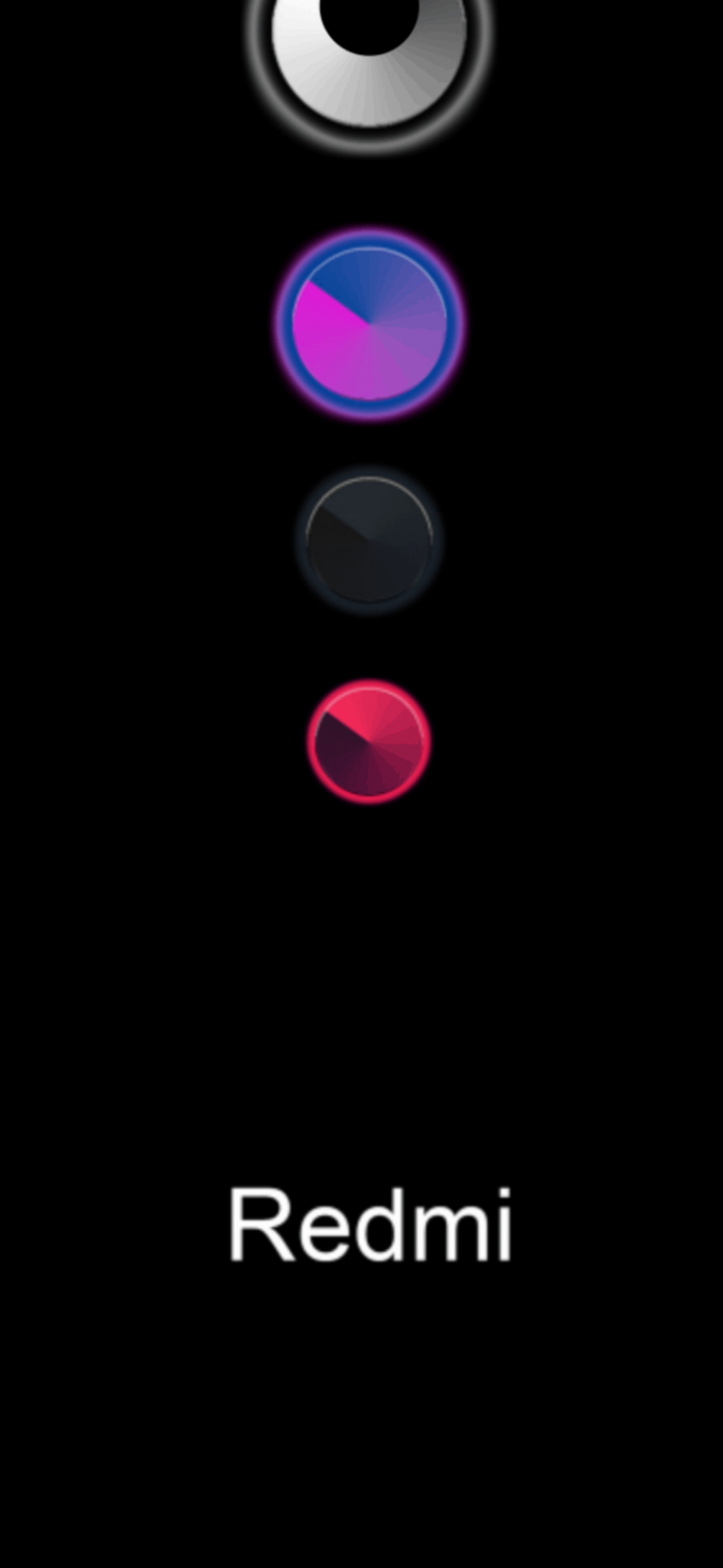 Обои под вырез камеры Redmi Note 9 Pro