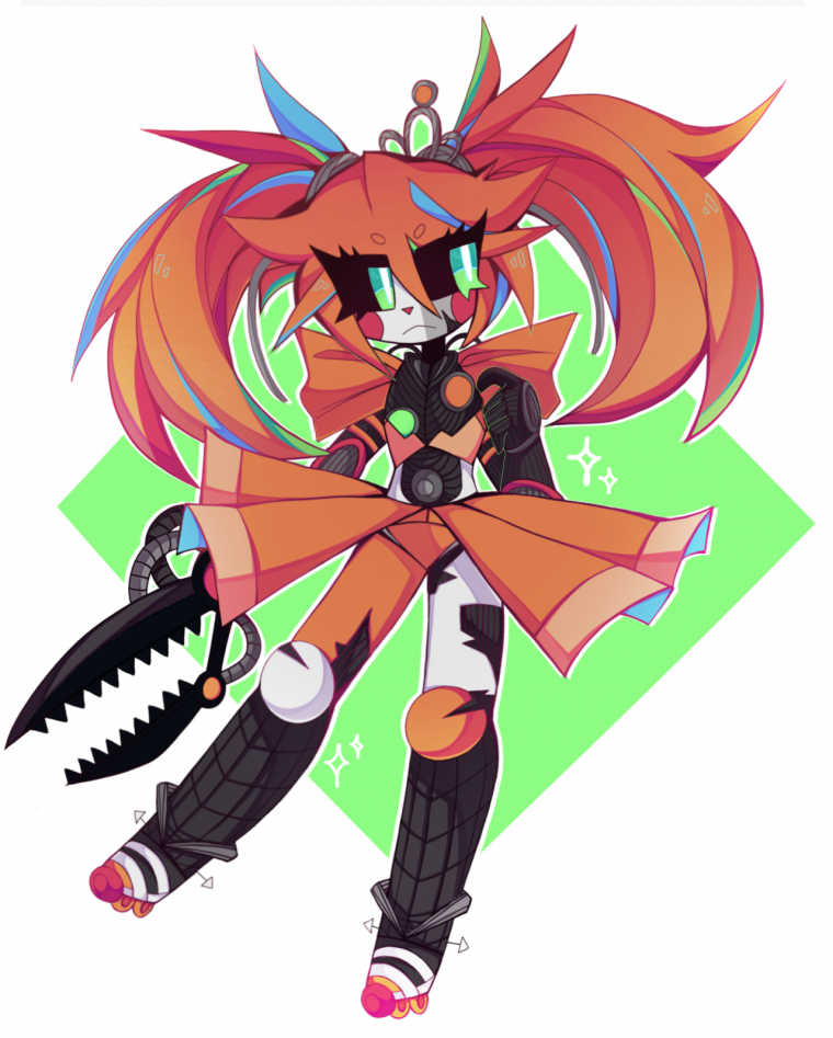 Скрап бейби ФНАФ арт