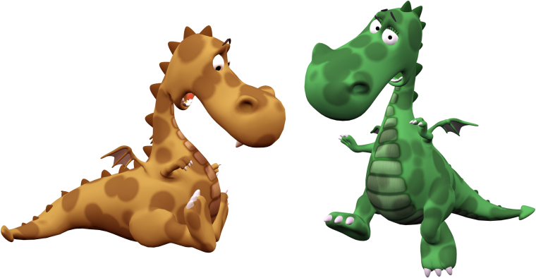 Динозаврики для фотошопа
