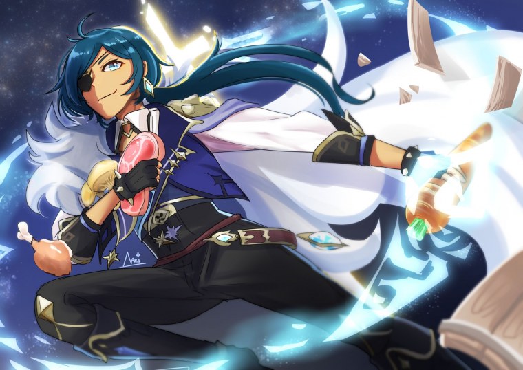 Кейя Геншин арт