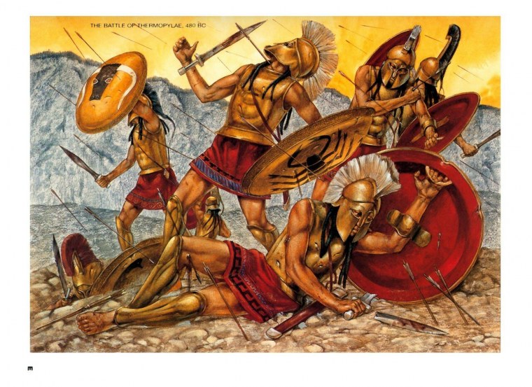 300 Спартанцев битва при Фермопилах