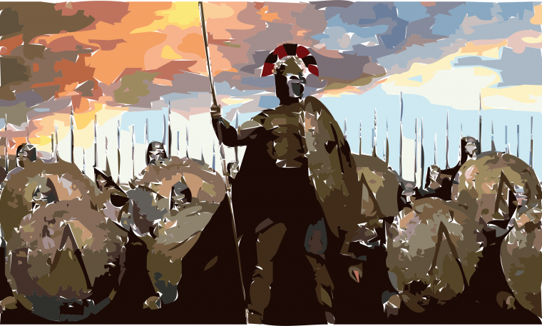 Фермопильское сражение 300 спартанцев