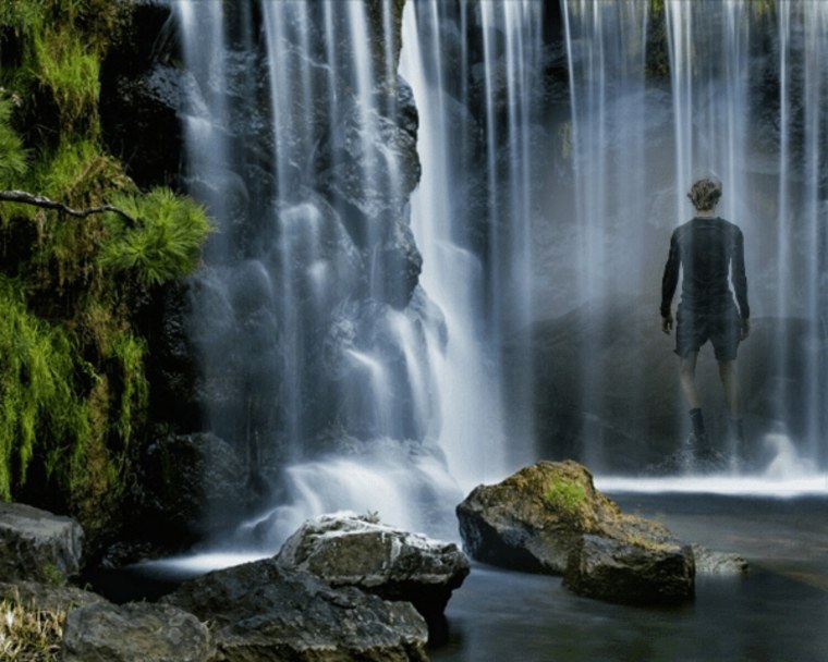 Экран водопад