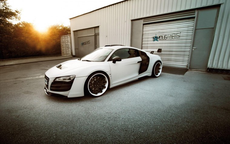 Audi r8 White HD