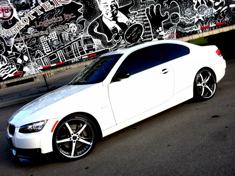 Крутые машины БМВ белая