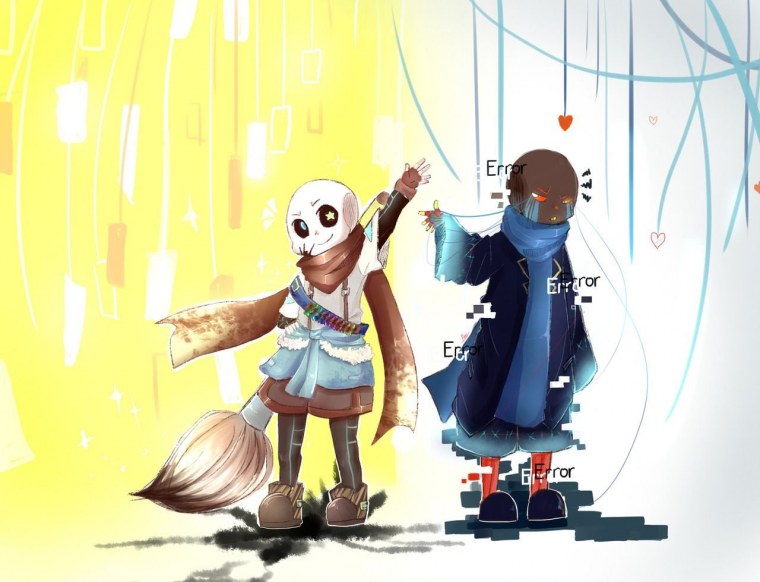 Андертейл ау Сансы плохие парни