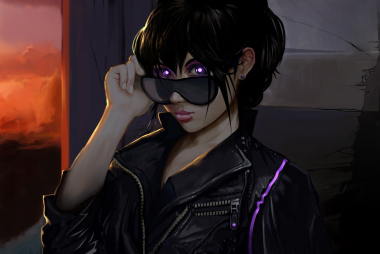 Киберпанк арт