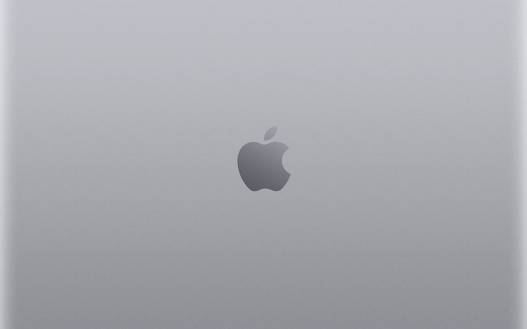 Apple на черном фоне