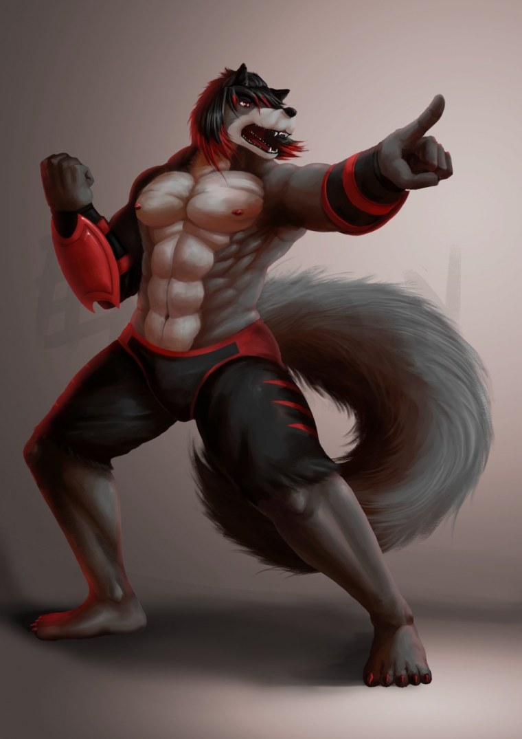 Вольф Вольф человек волк muscle